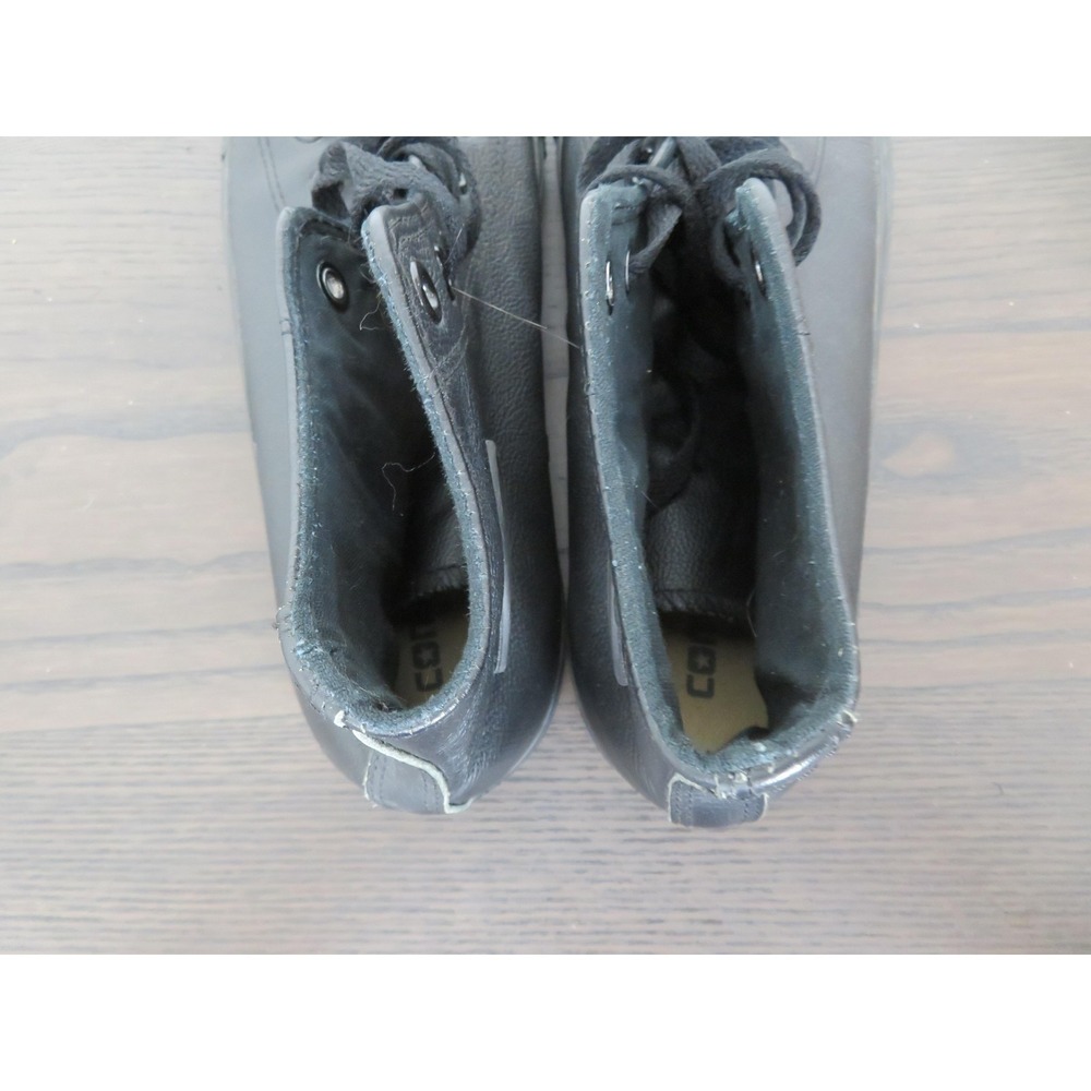 Converse Chuck Taylor All Star Shoes Mens 11 Black Leather High Sneakers 1T405 - Picture 6 of 10